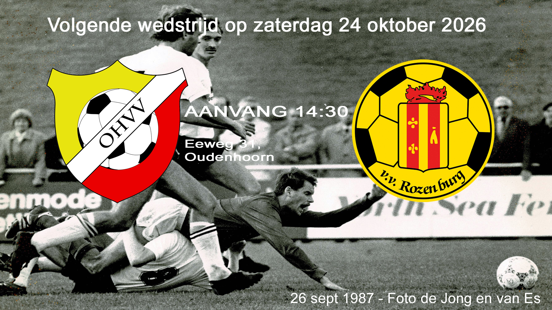 Rozenburg gunt hekkensluiter OHVV een punt