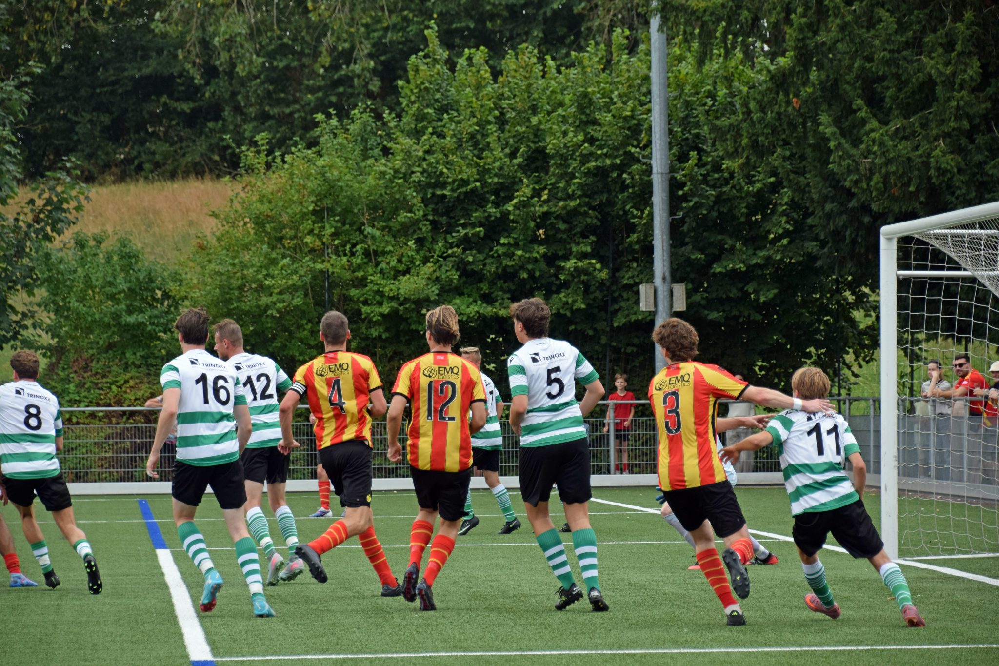 2e oefenpartij, Rozenburg-Stellendam (1-1) 3-3