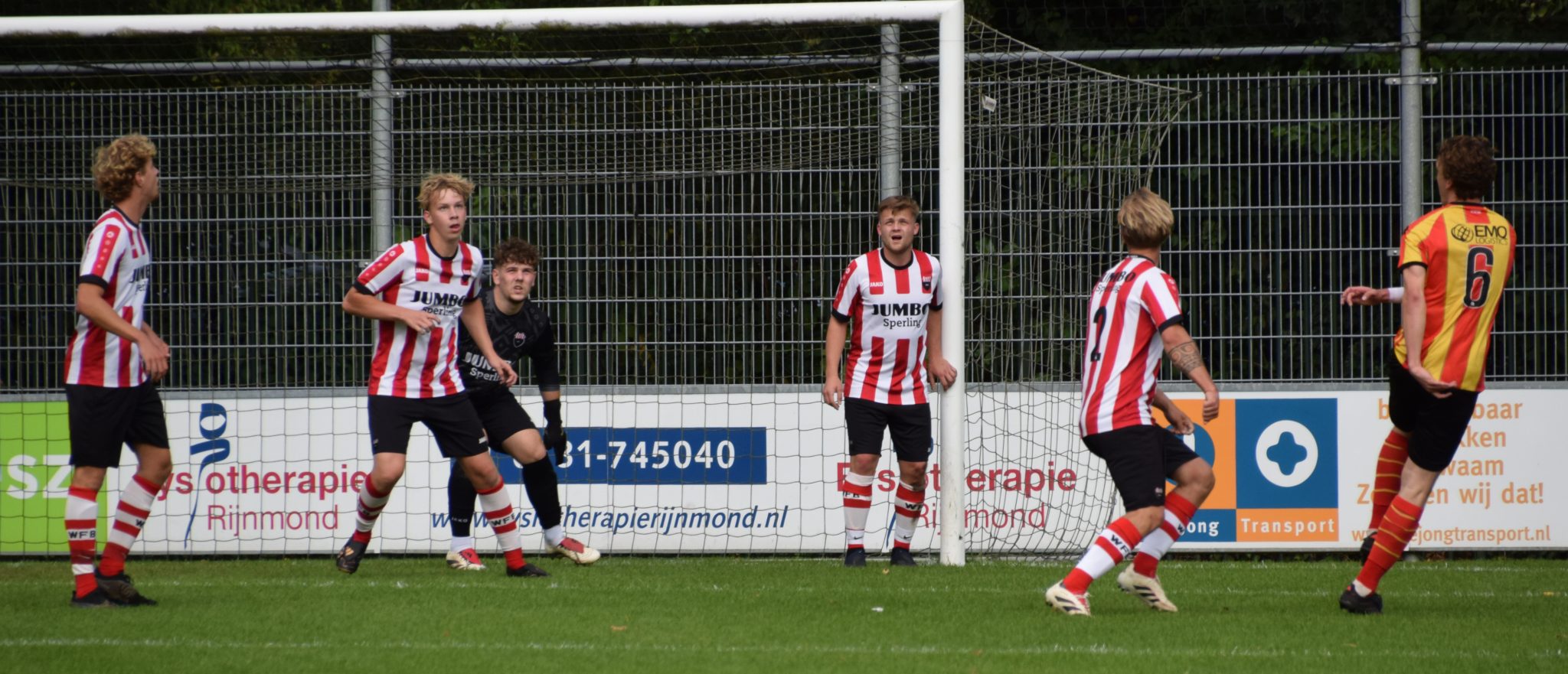 Spits Jordy Baert tegen WFB doelgericht