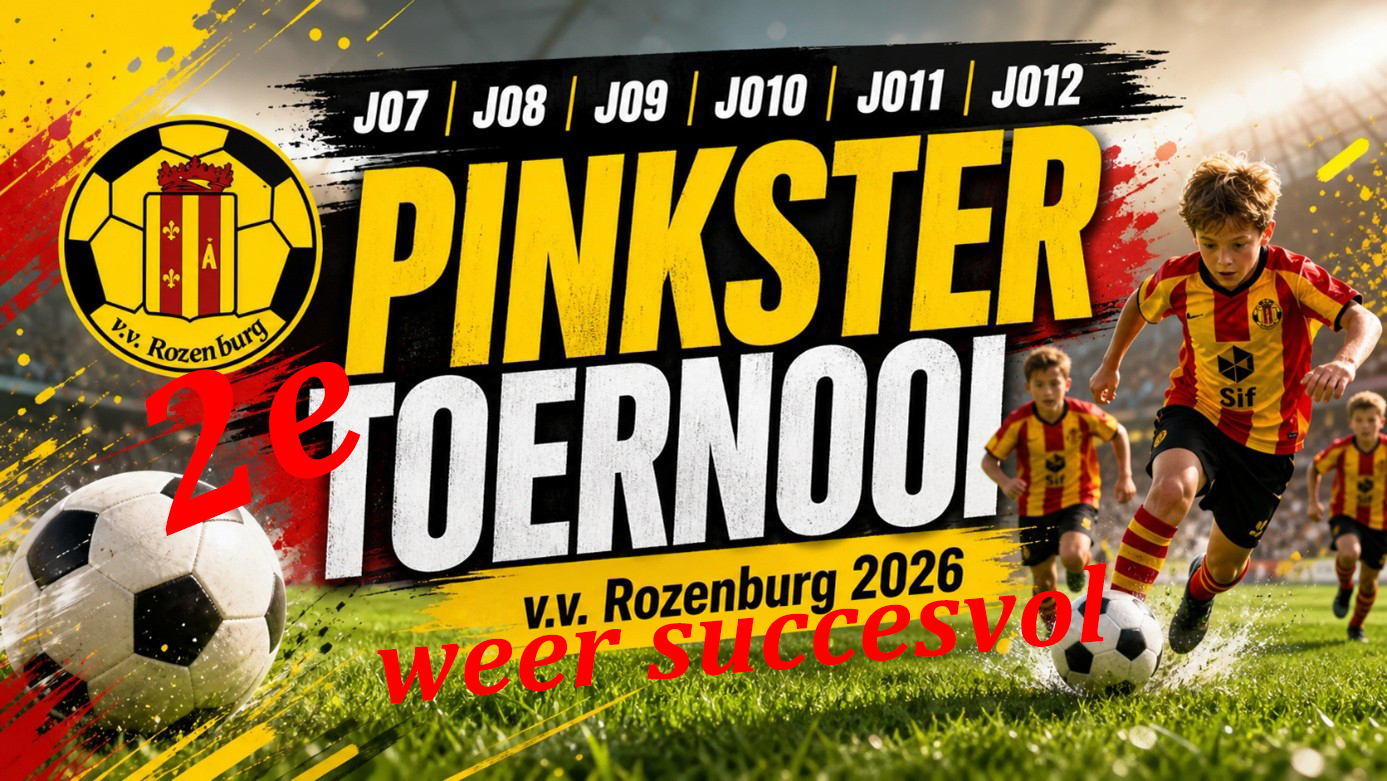 2026 Pinksteren Toernooi Rozenburg weer succesvol